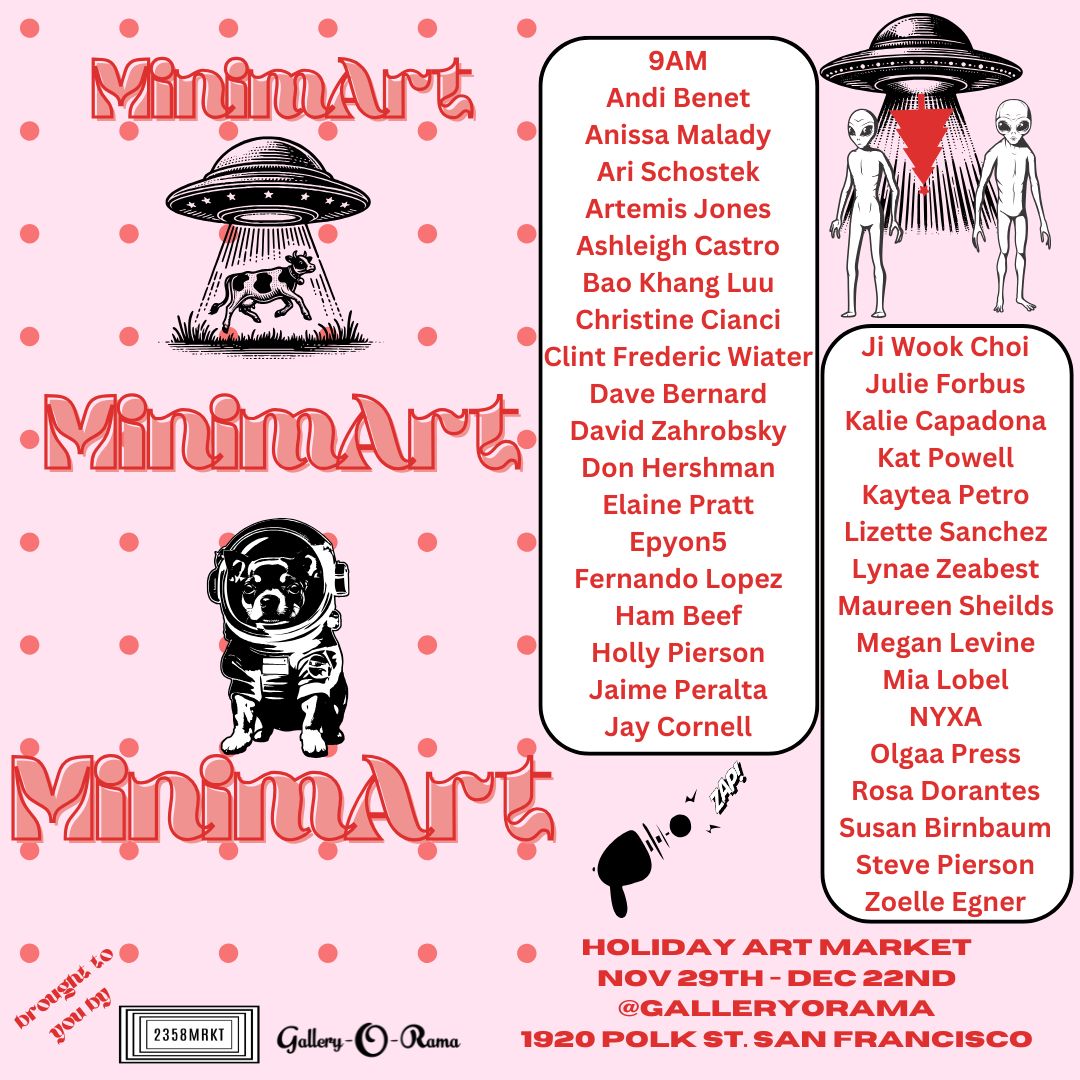 Undated Records at the MinimArt Holiday Art Market